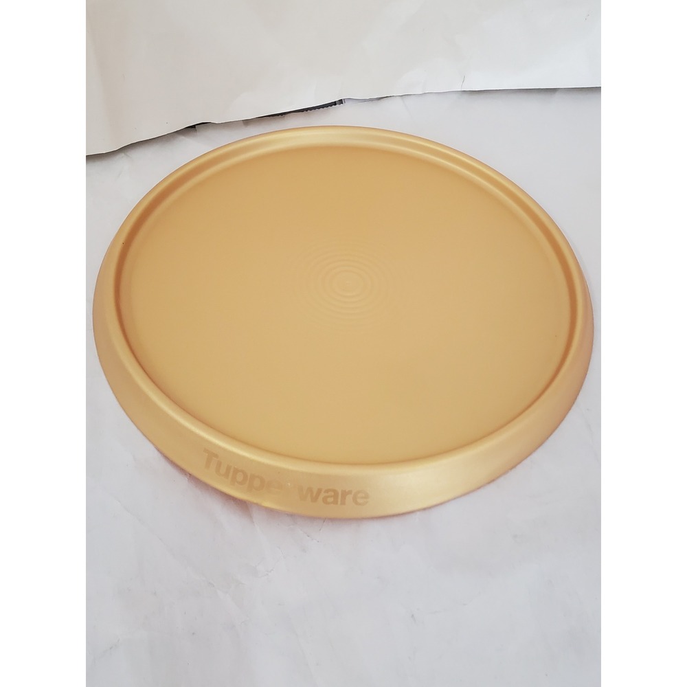 Tupperware‎ Round Replacement Lid Gold 11 Inch Seal 224-11